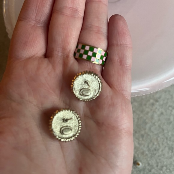 CHANEL Pearl and crystal halo cc stud earrings - Picture 4 of 8